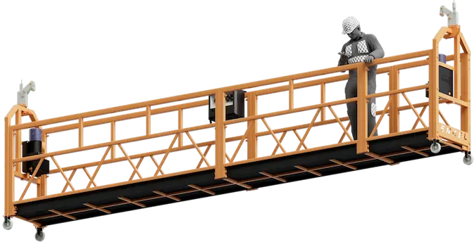 Motorlu asma iskele. Gandola platform