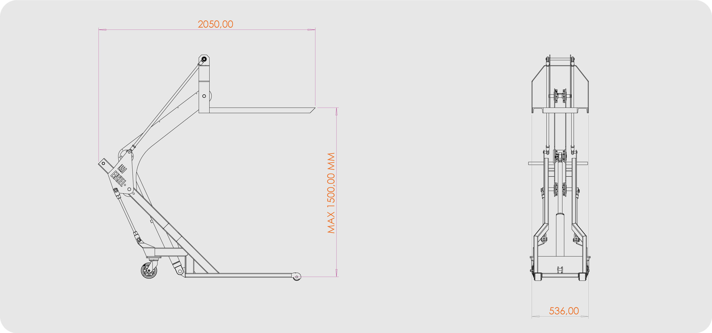 Standart Platform Asma İskele Özellikleri