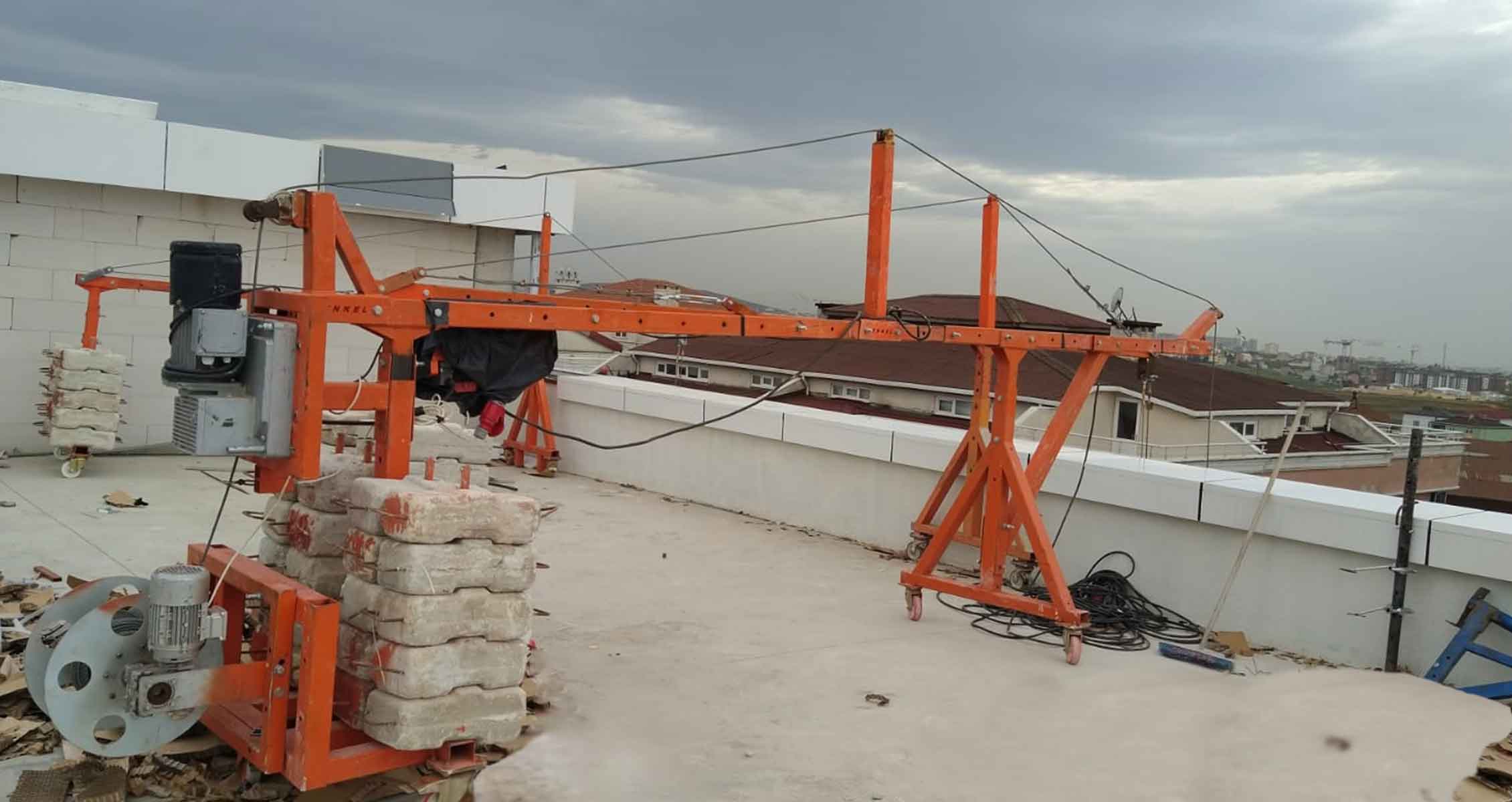 Konut Projesi SONSUZ HALAT VİNÇ İZMİR